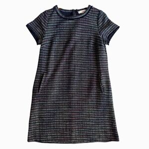 LOFT Petites Womens Tweed Shift Dress with Pockets Size 10P Academic Workwear